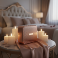Intimate Space Mini Speaker in romantic setting